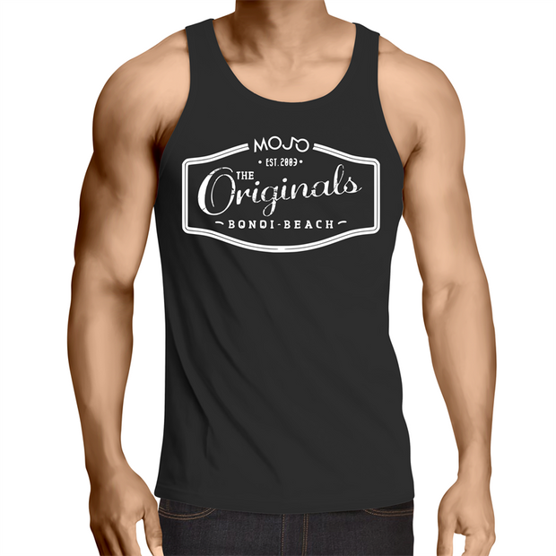 Mojo Originals Lowdown - Mens Singlet Top - Mojo Downunder