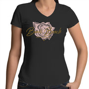 Bondi Beach  - Womens V-Neck T-Shirt - Mojo Downunder