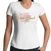 Bondi Beach  - Womens V-Neck T-Shirt - Mojo Downunder