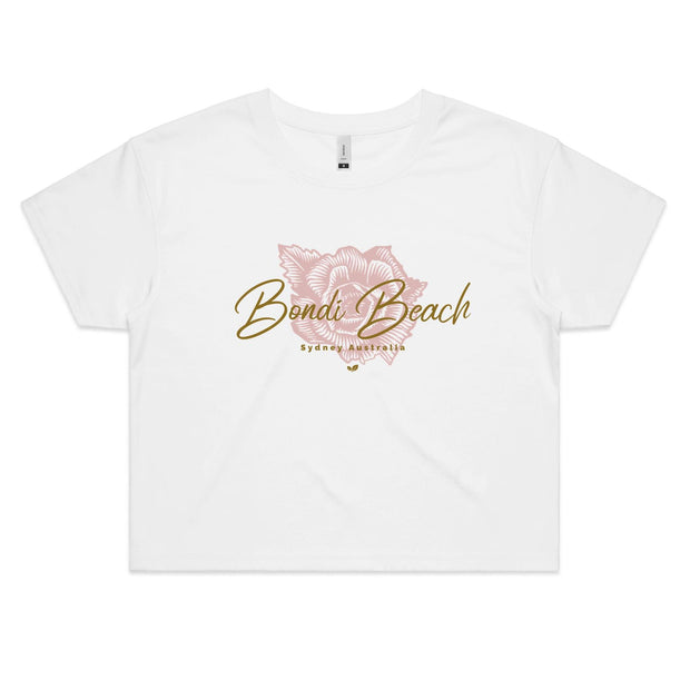 Bondi Beach - Womens Crop Tee - Mojo Downunder